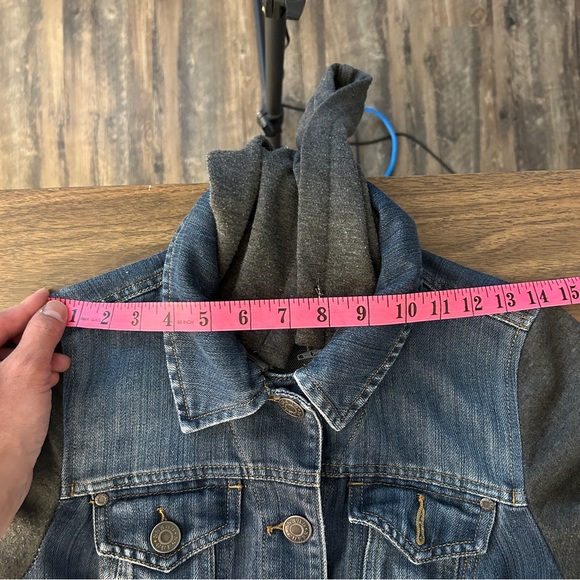 Guess hooded denim jacket S - Picture 8 of 11